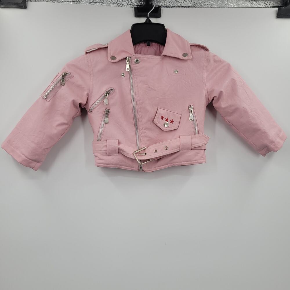 Outdoor Habitat toddler pink jacket USA eagle on back size 2T